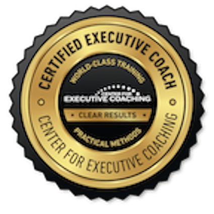 Certified Executive Coach gold badge